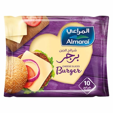 Almarai Cheese Slice Burger 200g &times; 10 Pieces
