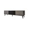 Brown-gray TV unit, 160 x 40 x 44.5 cm