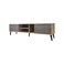 Wooden TV unit - gray, 160 x 40 x 44.5 cm