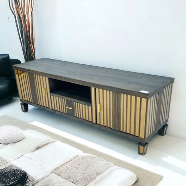 Wooden plasma TV unit - 160 cm