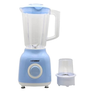 خلاط وعصير ستارجولد 2 في 1، محرك نحاسي قوي 500 واط، هيكل مقاوم للصدمات، SG-1317