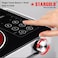 STARGOLD Infrared Cooker 2200 W Dual Heat Ring Electric Stove Touch Control 3-Hour Timer Cooker
