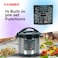 STARGOLD Smart Pressure Cooker Touch Program Instant Cooking Pot 8L Capacity 1300 Watts