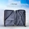 VIPTOUR ABS Hardside 3Pcs Trolley Luggage Set Spinner Wheels With Number Lock 20/24/28 Inches