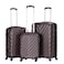 VIPTOUR ABS Hardside 3Pcs Trolley Luggage Set Spinner Wheels With Number Lock 20/24/28 Inches