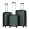 VIPTOUR ABS Hardside 3Pcs Trolley Luggage Set Spinner Wheels With Number Lock 20/24/28 Inches