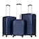 VIPTOUR ABS Hardside 3Pcs Trolley Luggage Set Spinner Wheels With Number Lock 20/24/28 Inches