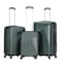 VIPTOUR ABS Hardside 3Pcs Trolley Luggage Set Spinner Wheels With Number Lock 20/24/28 Inches
