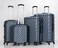 VIPTOUR ABS Hardside 4Pcs Trolley Luggage Set Spinner Wheels With Number Lock 20/24/28/32 Inches