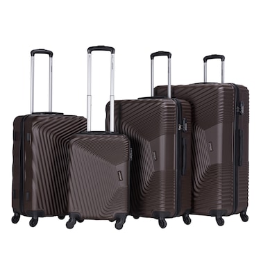 VIPTOUR ABS Hardside 4Pcs Trolley Luggage Set Spinner Wheels With Number Lock 20/24/28/32 Inches