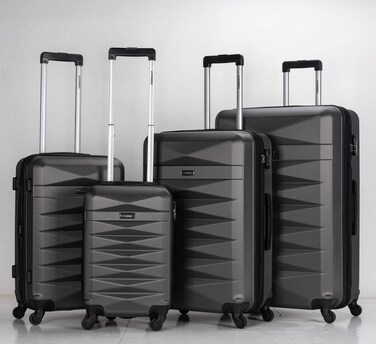 ستارجولد الأمتعة 4 قطع مجموعة الأمتعة الصلبة الدوار 4 عجلات عدد قفل الأمتعة عربة 20/24/28/32 بوصة