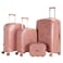 مجموعة حقائب سفر VIPTOUR مكونة من 4 قطع من حقيبة سفر ناعمة من البولي بروبيلين بسحاب قوي 14/20/24/28 بوصة