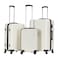 VIPTOUR ABS Hardside 3Pcs Trolley Luggage Set Spinner Wheels With Number Lock 20/24/28 Inches