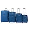 VIPTOUR 4 Piece Softside Spinner 2 Wheels Fabric Trolley Luggage With Number Lock 20/24/28/32 Inches, VT-TR513