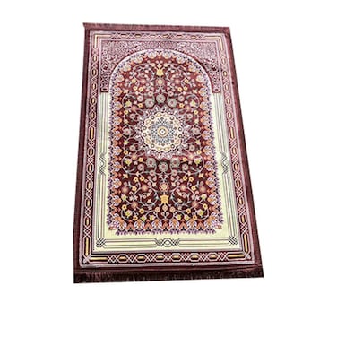 سجادة صلاة تركية تقليدية من ستار جولد مقاس 70 × 110 سم، سجادة صلاة إسلامية كبيرة محمولة متعددة الألوان، سجادة جانماز للرجال والنساء SG-P004