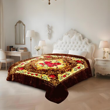 بطانية ستارجولد راشيل مزدوجة الطبقات عالية الجودة، 200×240 سم، 7 كجم، SG-BL2063