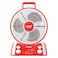 STARGOLD Rechargeable Table Fan 12" High-Speed Turbo Fan With Remote Control (AC/DC), SG-4076