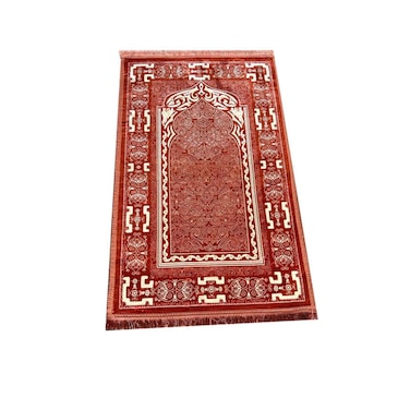 STARGOLD Traditional Turkish Prayer Mat 70x110 cm Large Portable Multicolor Islamic Prayer Rug, Janamaz Sajjadah For Men And Women SG-P004