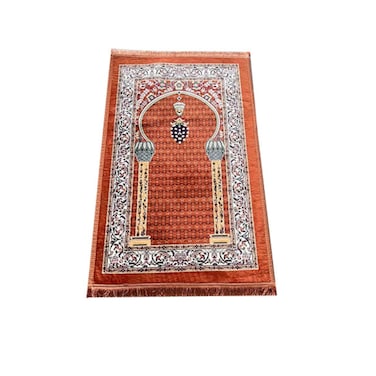 STARGOLD Traditional Turkish Prayer Mat 70x110 cm Large Portable Multicolor Islamic Prayer Rug, Janamaz Sajjadah For Men And Women SG-P004