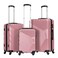 VIPTOUR ABS Hardside 3Pcs Trolley Luggage Set Spinner Wheels With Number Lock 20/24/28 Inches