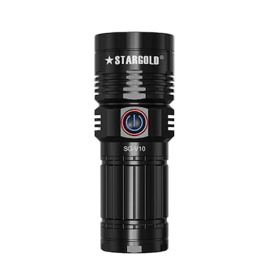 STARGOLD Rechargeable LED Flashlight With Power Bank Germany Technology 40W LED 11000mAh Rain Proof LED Light