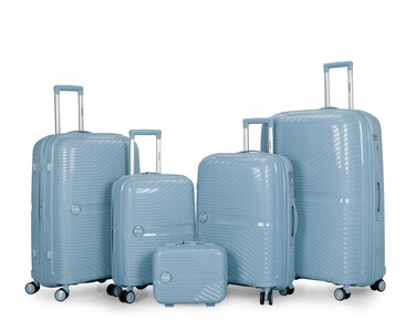 VIPTOUR Luggage Set of 5 PCS PP Softside Travel Luggage Bag With Expandable Zipper 14/20/24/28/32 Inches