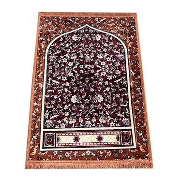 سجادة صلاة تركية تقليدية، مقاس 70 × 110 سم، سجادة صلاة إسلامية كبيرة محمولة متعددة الألوان، سجادة جانماز للرجال والنساء