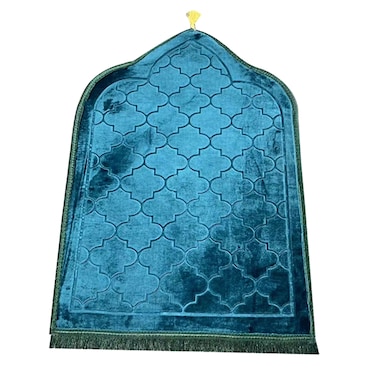 STARGOLD Traditional Turkish Prayer Mat, 70x110 cm Large Portable Multicolor Islamic Prayer Rug, Janamaz Sajjadah For Men And Women