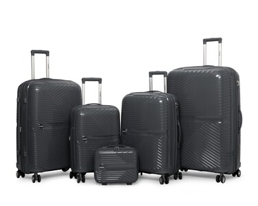 VIPTOUR Luggage Set of 5 PCS PP Softside Travel Luggage Bag With Expandable Zipper 14/20/24/28/32 Inches