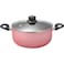 STARGOLD 9 PCS Non-Stick Cookware Set Lid Non-Stick &lrm;Aluminum Cookware Set With Crack Coating Cooking Set