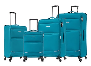 STARGOLD Lightweight Fabric 4 Pieces Luggage Set Trolley Bag With 4 Spinner Wheels 20/24/28/32 Inch