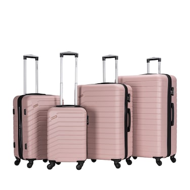 ستارجولد الأمتعة 4 قطع مجموعة الأمتعة الصلبة الدوار 4 عجلات عدد قفل الأمتعة عربة 20/24/28/32 بوصة