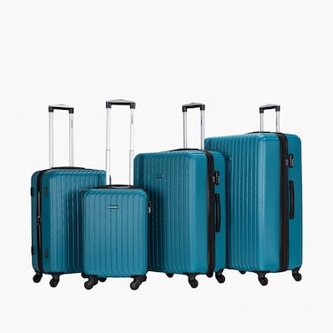 STARGOLD Luggage 4 Pcs Hardside Luggage Set Spinner 4 Wheels Number Lock Luggage Trolley 20/24/28/32 Inches