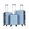 STARGOLD Luggage 3 Pcs Hardside Luggage Set Spinner 4 Wheels Number Lock Luggage Trolley 20/24/28 Inches