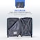 STARGOLD Luggage 3 Pcs Hardside Luggage Set Spinner 4 Wheels Number Lock Luggage Trolley 20/24/28 Inches