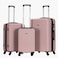 STARGOLD Luggage 3 Pcs Hardside Luggage Set Spinner 4 Wheels Number Lock Luggage Trolley 20/24/28 Inches