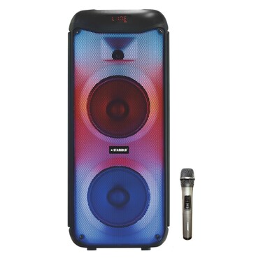 جهاز تحكم عن بعد لمكبر صوت ستيريو 2.0 متعدد الوسائط من ستار جولد عبر البلوتوث، وUSB، وSD/MMC، SG-G2027 أسود