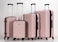 STARGOLD Luggage 4 Pcs Hardside Luggage Set Spinner 4 Wheels Number Lock Luggage Trolley 20/24/28/32 Inches