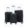 STARLIFE Luggage 3 Pcs Hardside Luggage Set Spinner 4 Wheels Number Lock Luggage Trolley 20/24/28 Inches