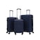 STARLIFE Luggage 3 Pcs Hardside Luggage Set Spinner 4 Wheels Number Lock Luggage Trolley 20/24/28 Inches