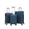 STARLIFE Luggage 3 Pcs Hardside Luggage Set Spinner 4 Wheels Number Lock Luggage Trolley 20/24/28 Inches