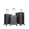 STARLIFE Luggage 3 Pcs Hardside Luggage Set Spinner 4 Wheels Number Lock Luggage Trolley 20/24/28 Inches