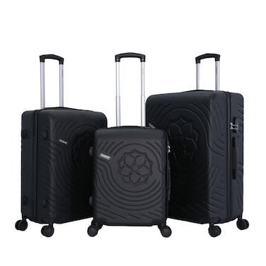 STARLIFE Luggage 3 Pcs Hardside Luggage Set Spinner 4 Wheels Number Lock Luggage Trolley 20/24/28 Inches