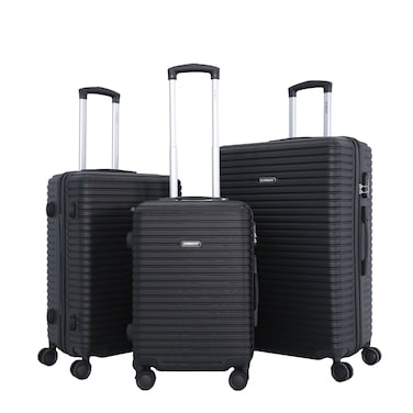 STARLIFE Luggage 3 Pcs Hardside Luggage Set Spinner 4 Wheels Number Lock Luggage Trolley 20/24/28 Inches