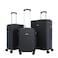 STARLIFE Luggage 3 Pcs Hardside Luggage Set Spinner 4 Wheels Number Lock Luggage Trolley 20/24/28 Inches
