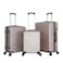STARLIFE Luggage 3 Pcs Hardside Luggage Set Spinner 4 Wheels Number Lock Luggage Trolley 20/24/28 Inches
