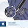 STARLIFE Luggage 3 Pcs Hardside Luggage Set Spinner 4 Wheels Number Lock Luggage Trolley 20/24/28 Inches
