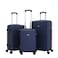 STARLIFE Luggage 3 Pcs Hardside Luggage Set Spinner 4 Wheels Number Lock Luggage Trolley 20/24/28 Inches