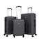 STARLIFE Luggage 3 Pcs Hardside Luggage Set Spinner 4 Wheels Number Lock Luggage Trolley 20/24/28 Inches