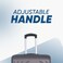STARLIFE Luggage 3 Pcs Hardside Luggage Set Spinner 4 Wheels Number Lock Luggage Trolley 20/24/28 Inches